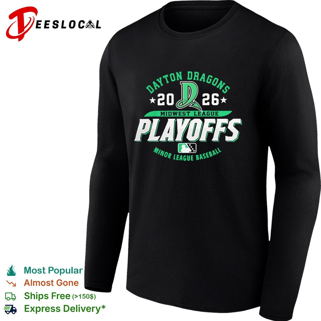 Dayton Dragons 2026 Midwest League Playoffs Minor League Baseball shirt