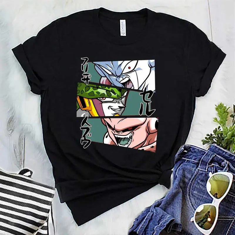 Dbz Villains T-Shirt Sweatshirt, Hoodie, Comfort Colors | CiraTrend.com
