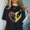Dead pool & Wolv erine Best Friends Shirt Graphic Tee Shirt Men Women Unisex Cotton Hoodie, Sweatshirt | CiraTrend.com