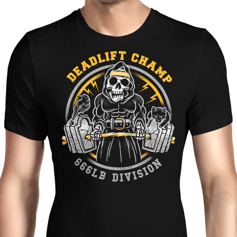 Deadlift Champ - Men's Apparel T-Shirts, Hoodie, Sweatshirt | CiraTrend.com (Image 1)