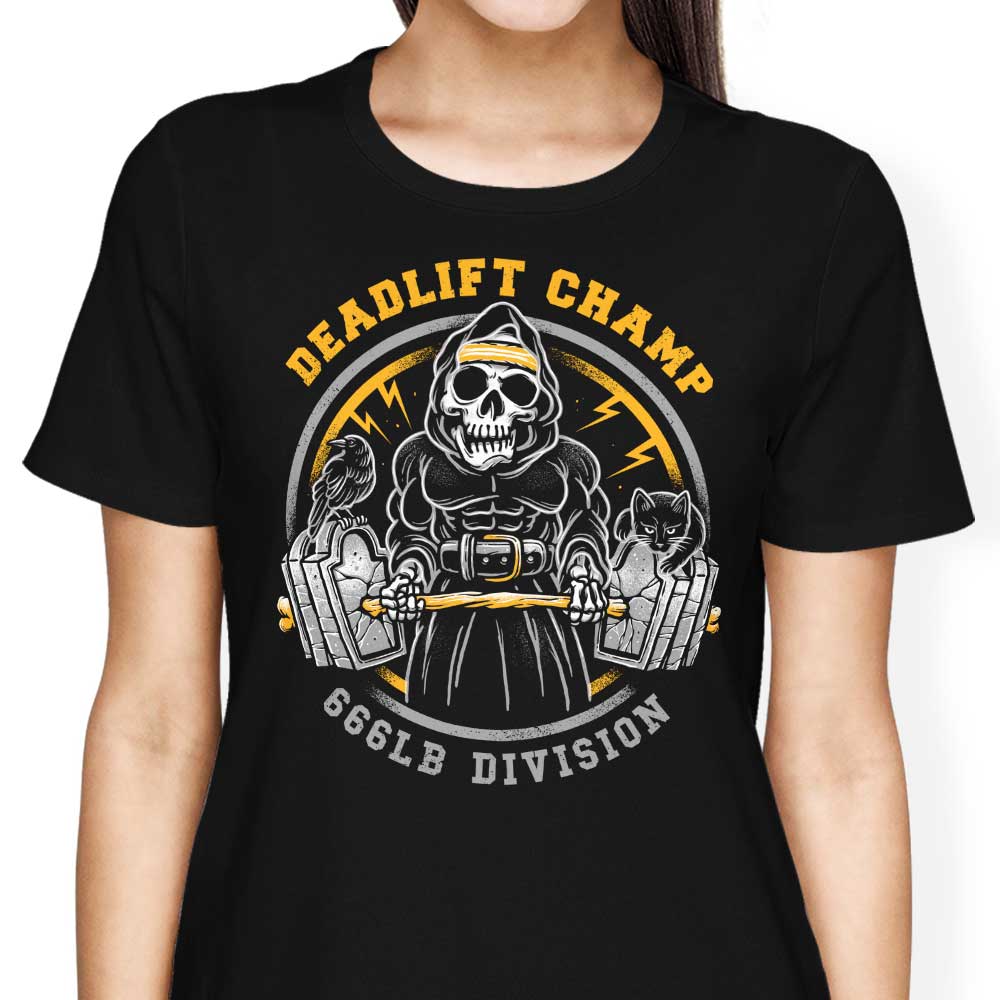 Deadlift Champ - Women's Apparel T-Shirts, Hoodie, Sweatshirt | CiraTrend.com (Image 3)