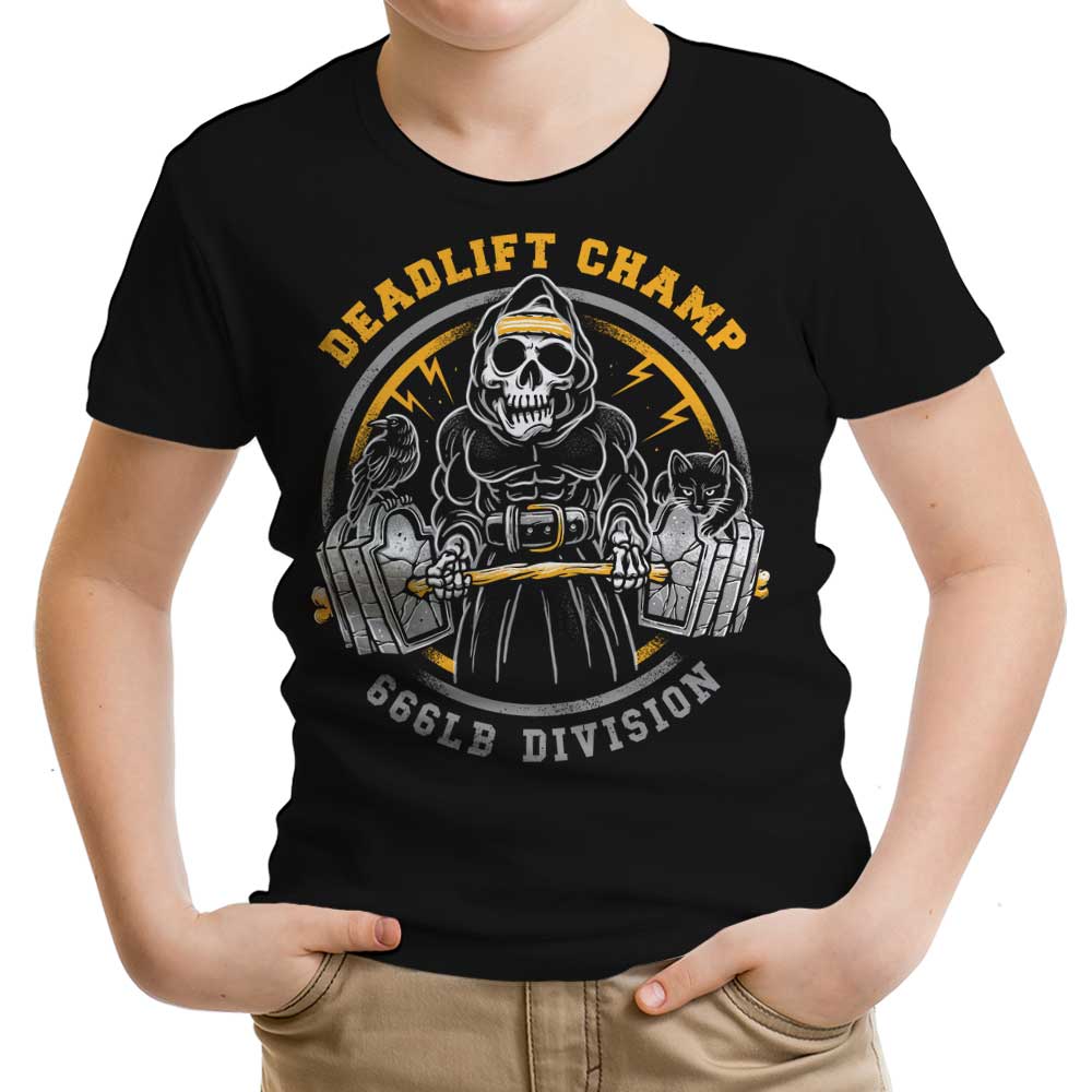 Deadlift Champ - Youth Apparel T-Shirts, Hoodie, Sweatshirt | CiraTrend.com (Image 1)