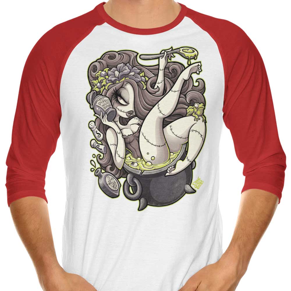 Deadly Nightshade - 3/4 Sleeve Raglan T-Shirt Hoodie, Sweatshirt | CiraTrend.com (Image 4)
