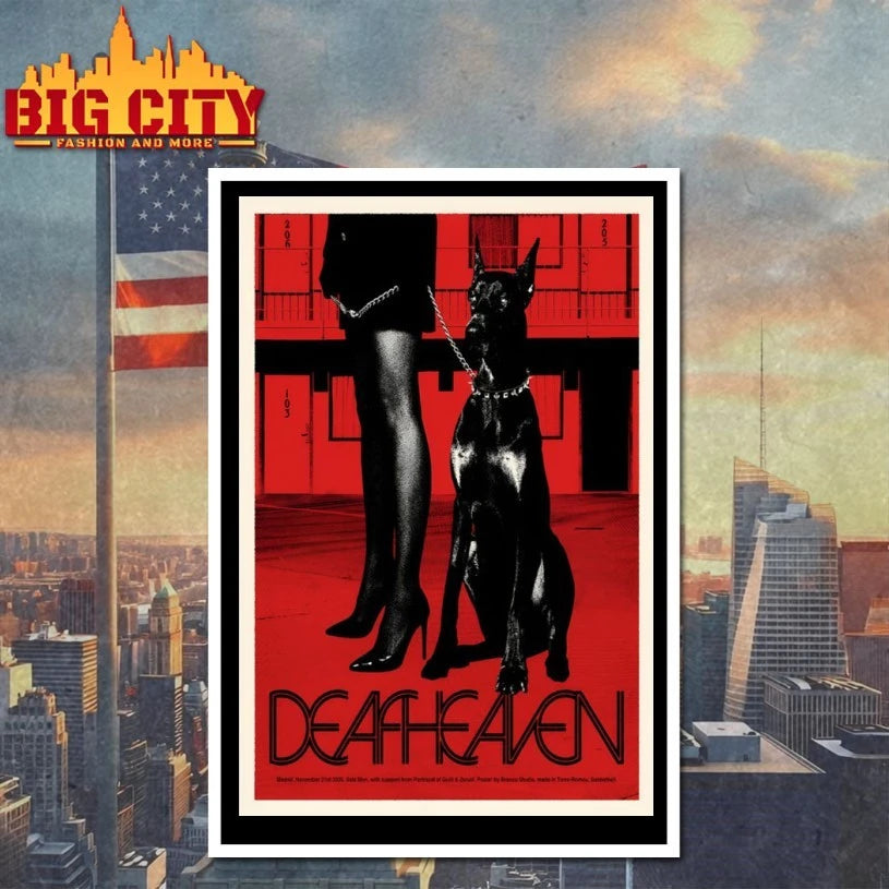 Deafheaven November 21 2025 In Madrid Spain Tour Poster Shirt