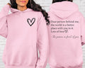 Dear Person Behind Me 2 sides  Hoodie, Inspirational Hoodie, Aesthetic Be Kind, Mental Health, Tomorrow Needs You Hoodie...