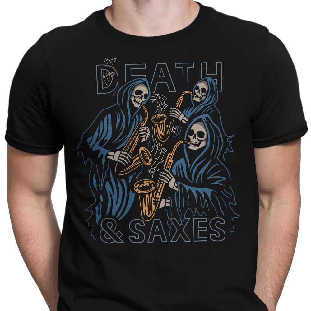 Death and Saxes - Men's Apparel T-Shirts, Hoodie, Sweatshirt | CiraTrend.com (Image 3)