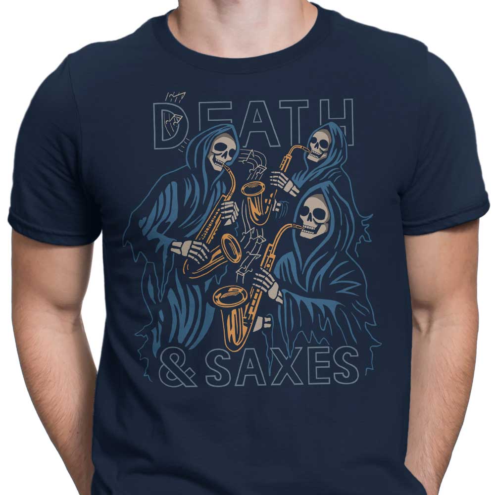 Death and Saxes - Men's Apparel T-Shirts, Hoodie, Sweatshirt | CiraTrend.com (Image 5)