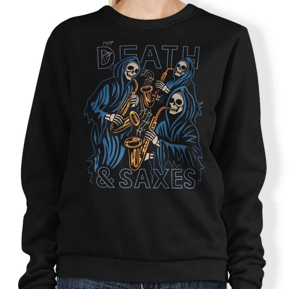 Death and Saxes - Sweatshirt T-Shirts, Hoodie | CiraTrend.com (Image 1)