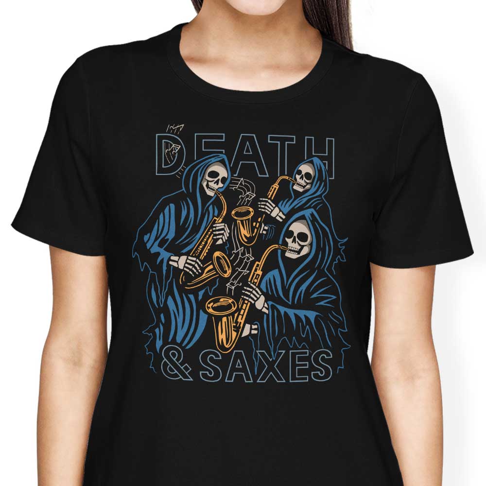 Death and Saxes - Women's Apparel T-Shirts, Hoodie, Sweatshirt | CiraTrend.com (Image 3)