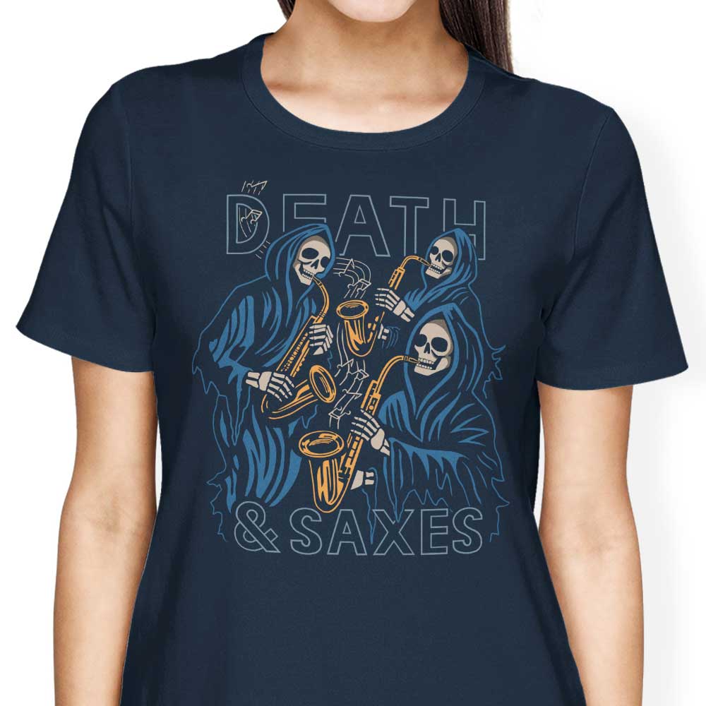 Death and Saxes - Women's Apparel T-Shirts, Hoodie, Sweatshirt | CiraTrend.com (Image 4)
