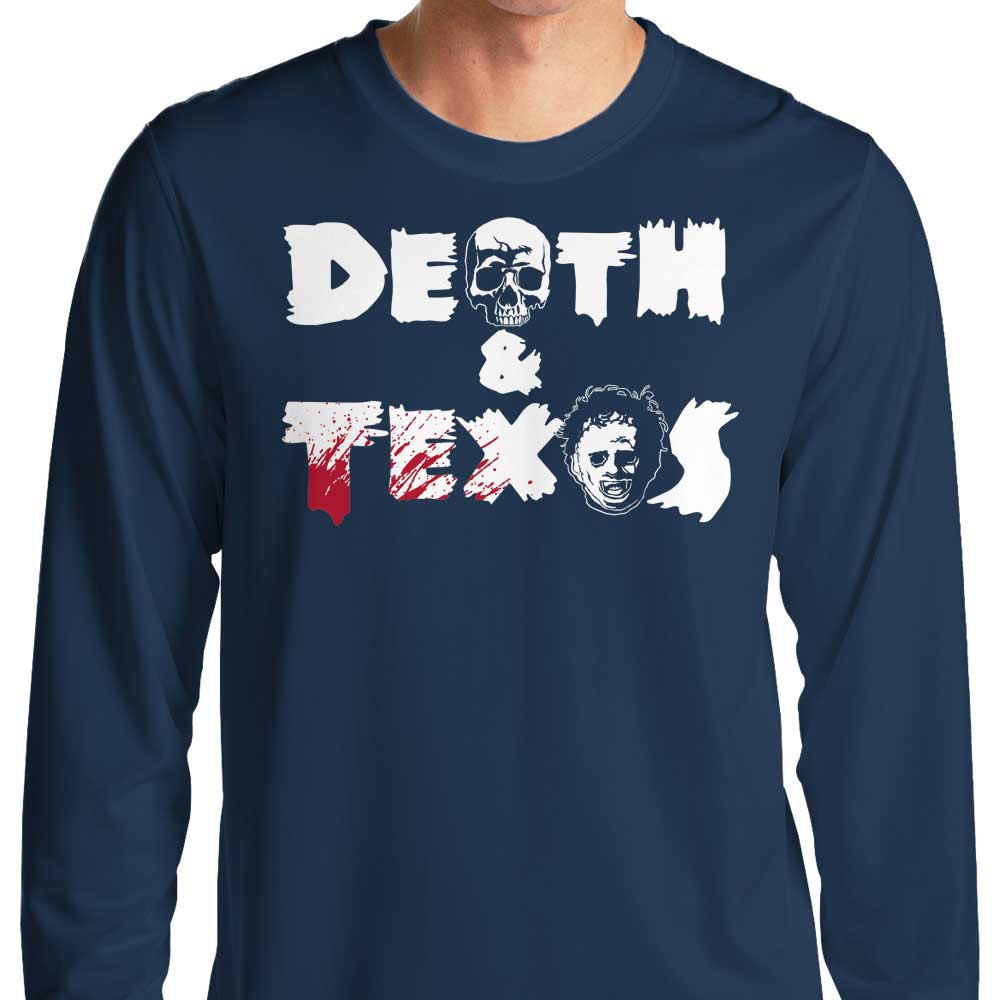 Death and Texas - Long Sleeve T-Shirt Hoodie, Sweatshirt | CiraTrend.com (Image 3)