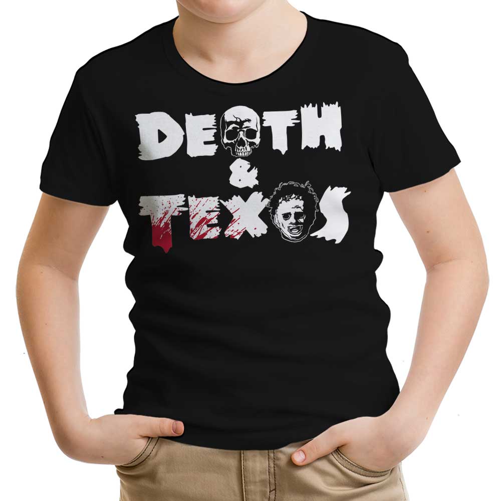 Death and Texas - Youth Apparel T-Shirts, Hoodie, Sweatshirt | CiraTrend.com (Image 1)