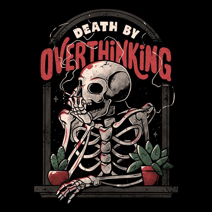 Death by Overthinking - Youth Apparel T-Shirts, Hoodie, Sweatshirt | CiraTrend.com (Image 2)