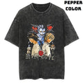 Death Cast Yagami & L Vintage Tee, Ryuk T-Shirt, Death Note Shirt, Vintage Graphic Tees, Unisex Anime Manga Shirt Top Menswear Womenswear Streetwear