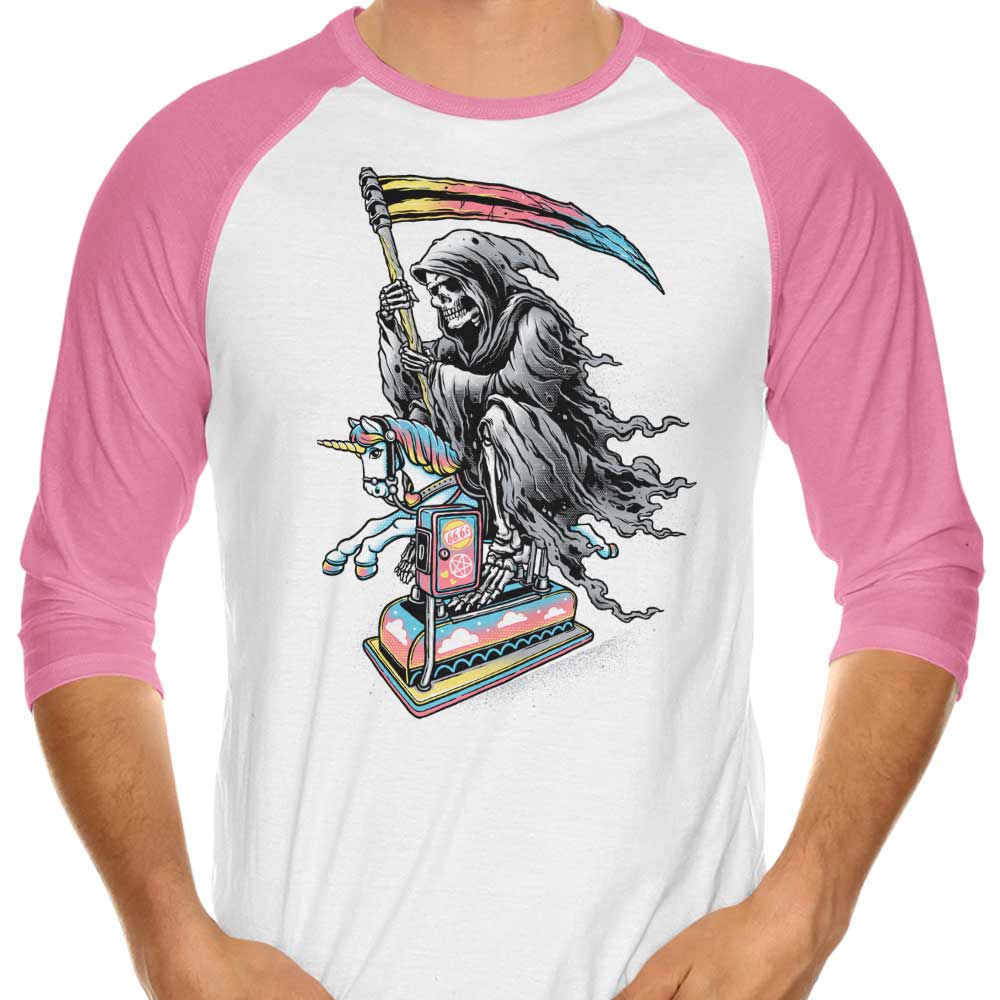 Death Enjoying Life - 3/4 Sleeve Raglan T-Shirt Hoodie, Sweatshirt | CiraTrend.com (Image 4)