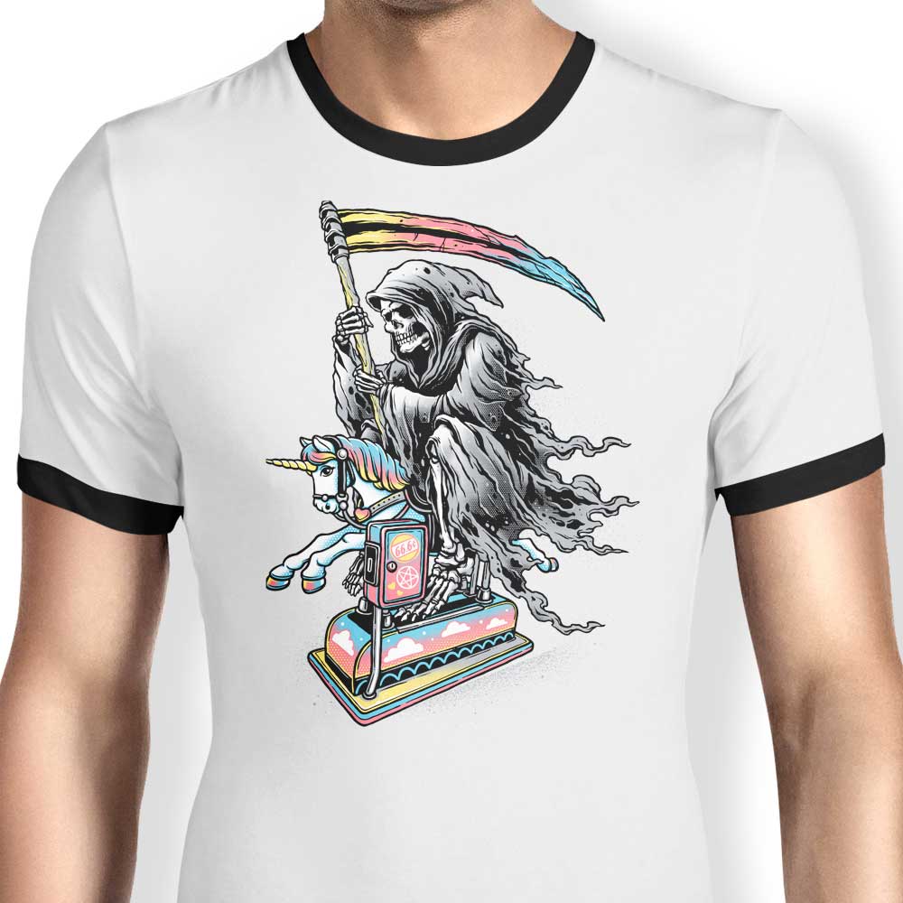 Death Enjoying Life - Ringer T-Shirt Hoodie, Sweatshirt | CiraTrend.com (Image 1)