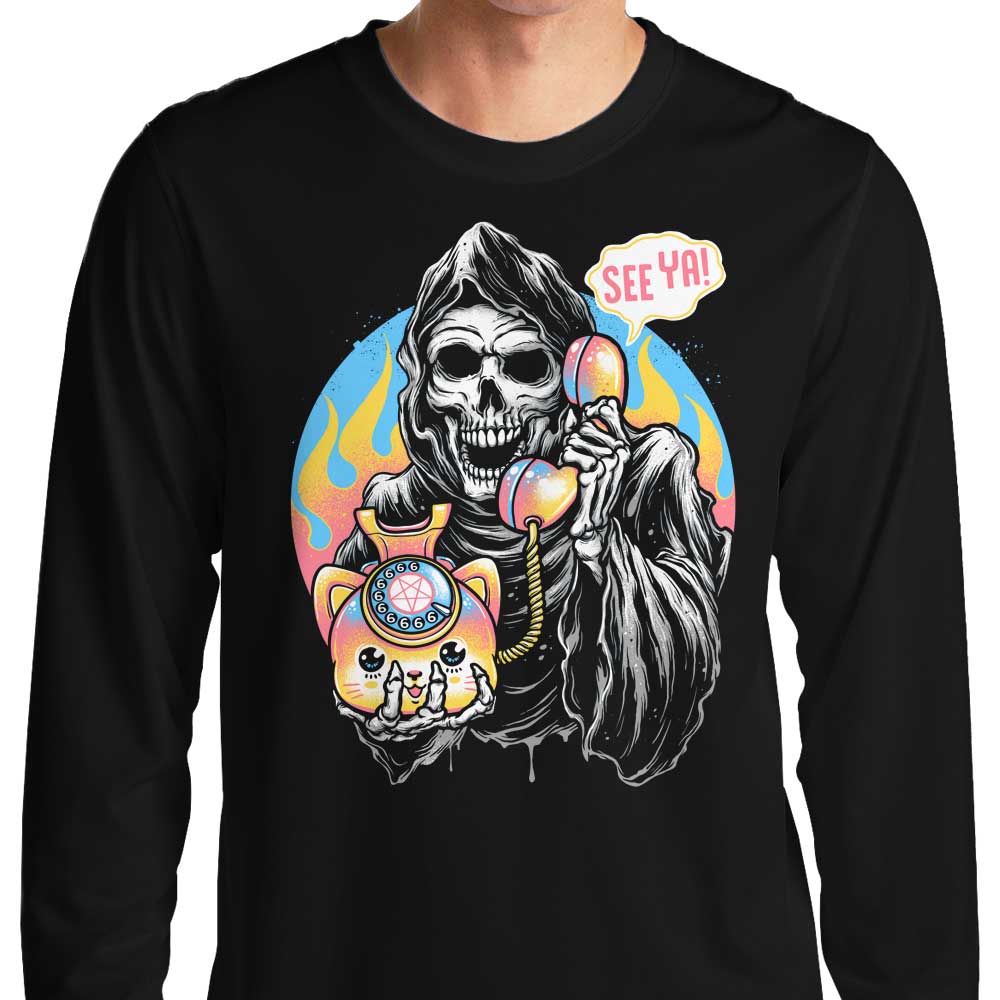 Death is Calling - Long Sleeve T-Shirt Hoodie, Sweatshirt | CiraTrend.com (Image 1)