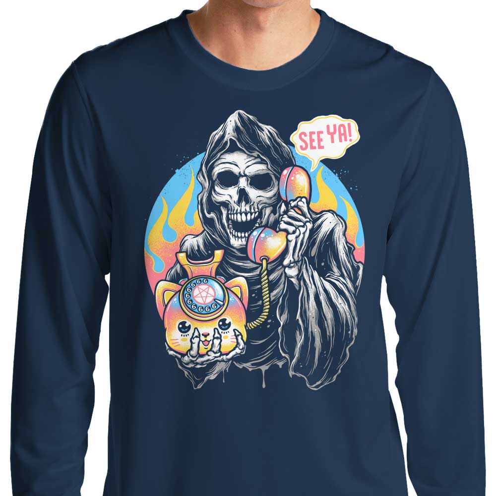 Death is Calling - Long Sleeve T-Shirt Hoodie, Sweatshirt | CiraTrend.com (Image 3)