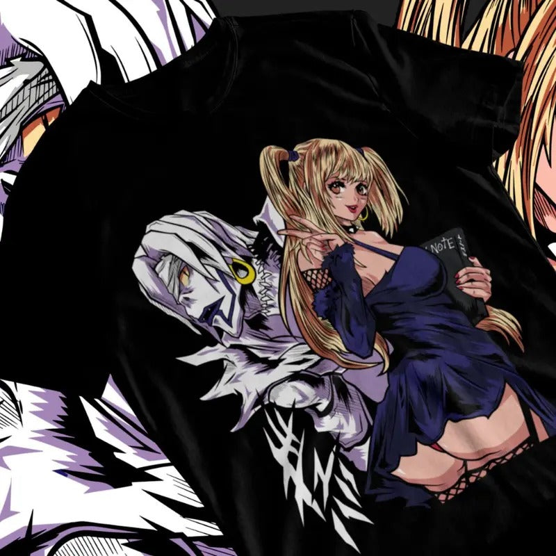 Death Note Misa Amane T- Shirt Manga Anime Blackwhite Shirt Soft Tee Hoodie, Sweatshirt | CiraTrend.com