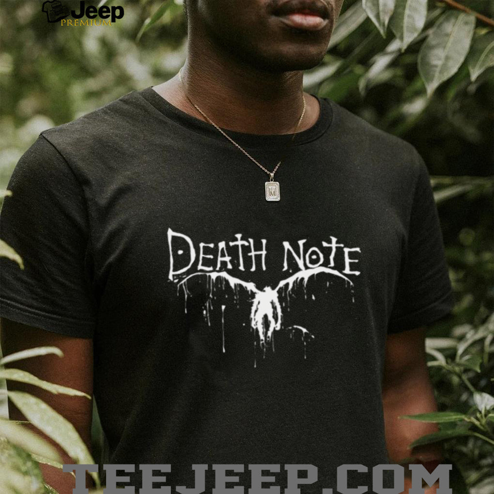 Death Note Ryuk Wings Minimalist Gothic Black T Shirt