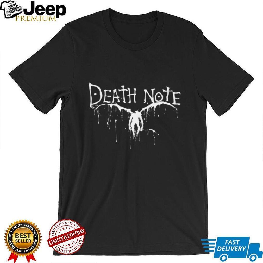 Death Note Ryuk Wings Minimalist Gothic Black T Shirt