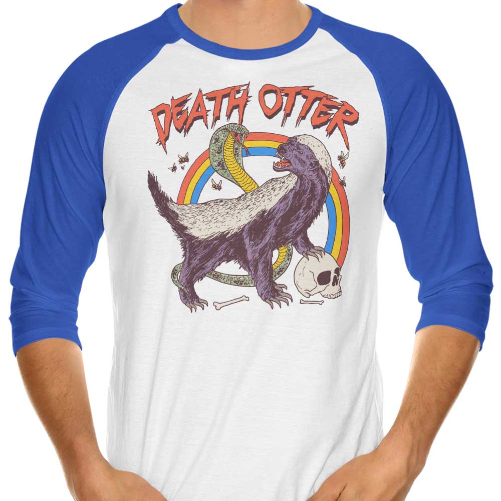 Death Otter - 3/4 Sleeve Raglan T-Shirt Hoodie, Sweatshirt | CiraTrend.com (Image 3)