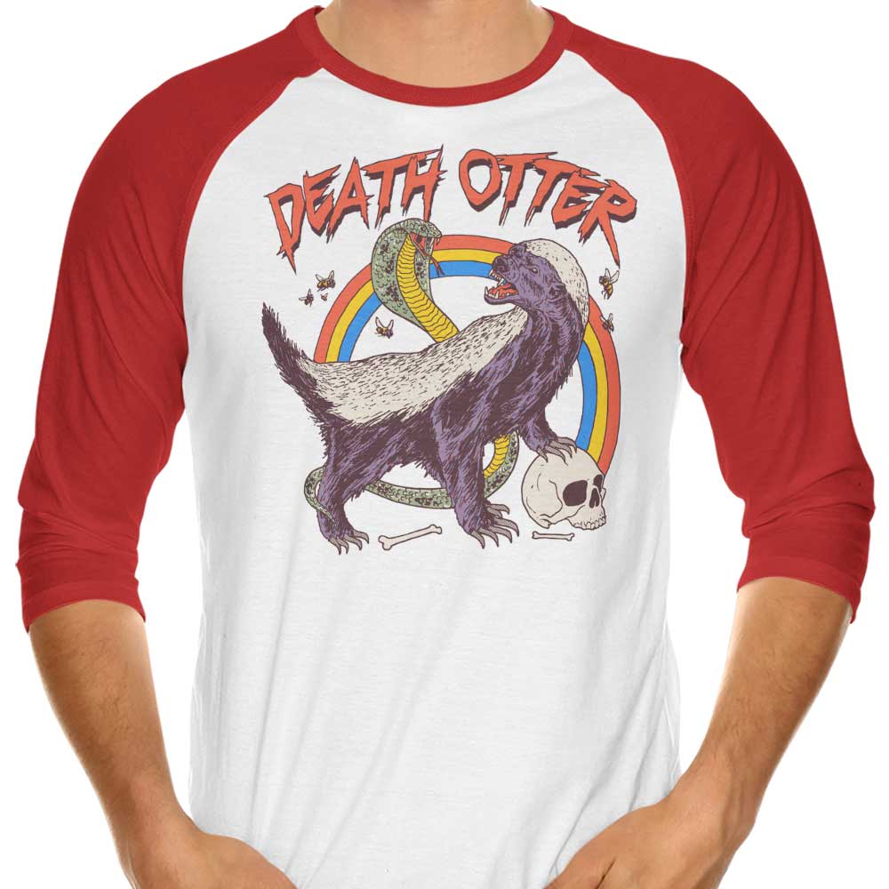 Death Otter - 3/4 Sleeve Raglan T-Shirt Hoodie, Sweatshirt | CiraTrend.com (Image 4)