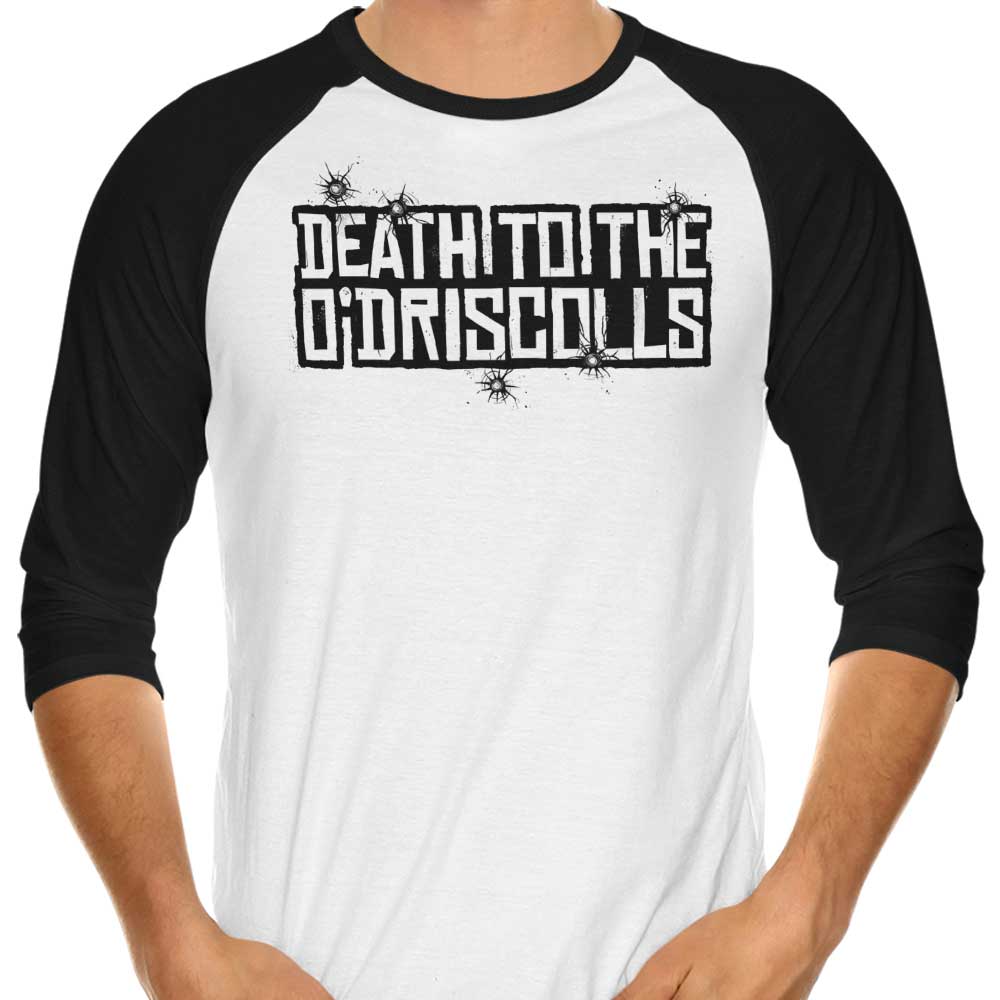 Death to the Gang - 3/4 Sleeve Raglan T-Shirt Hoodie, Sweatshirt | CiraTrend.com (Image 1)