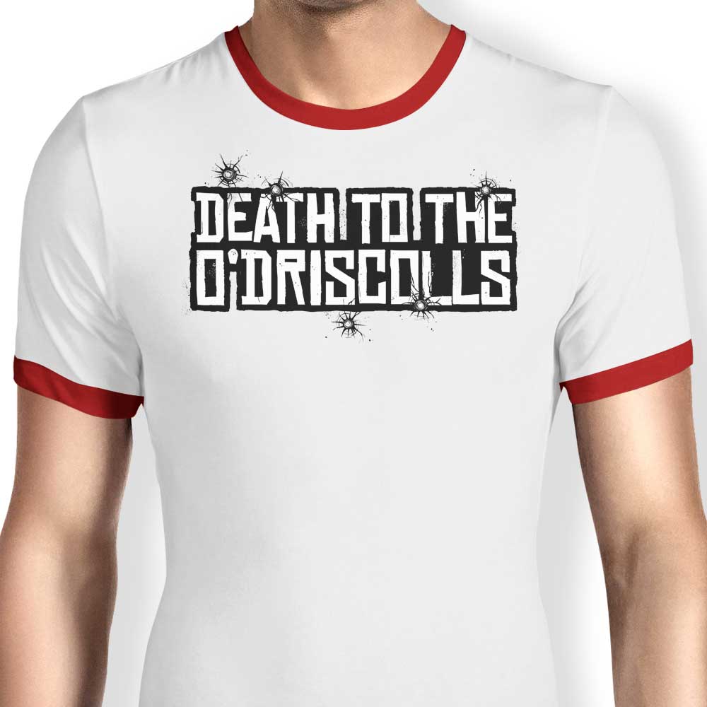 Death to the Gang - Ringer T-Shirt Hoodie, Sweatshirt | CiraTrend.com (Image 3)
