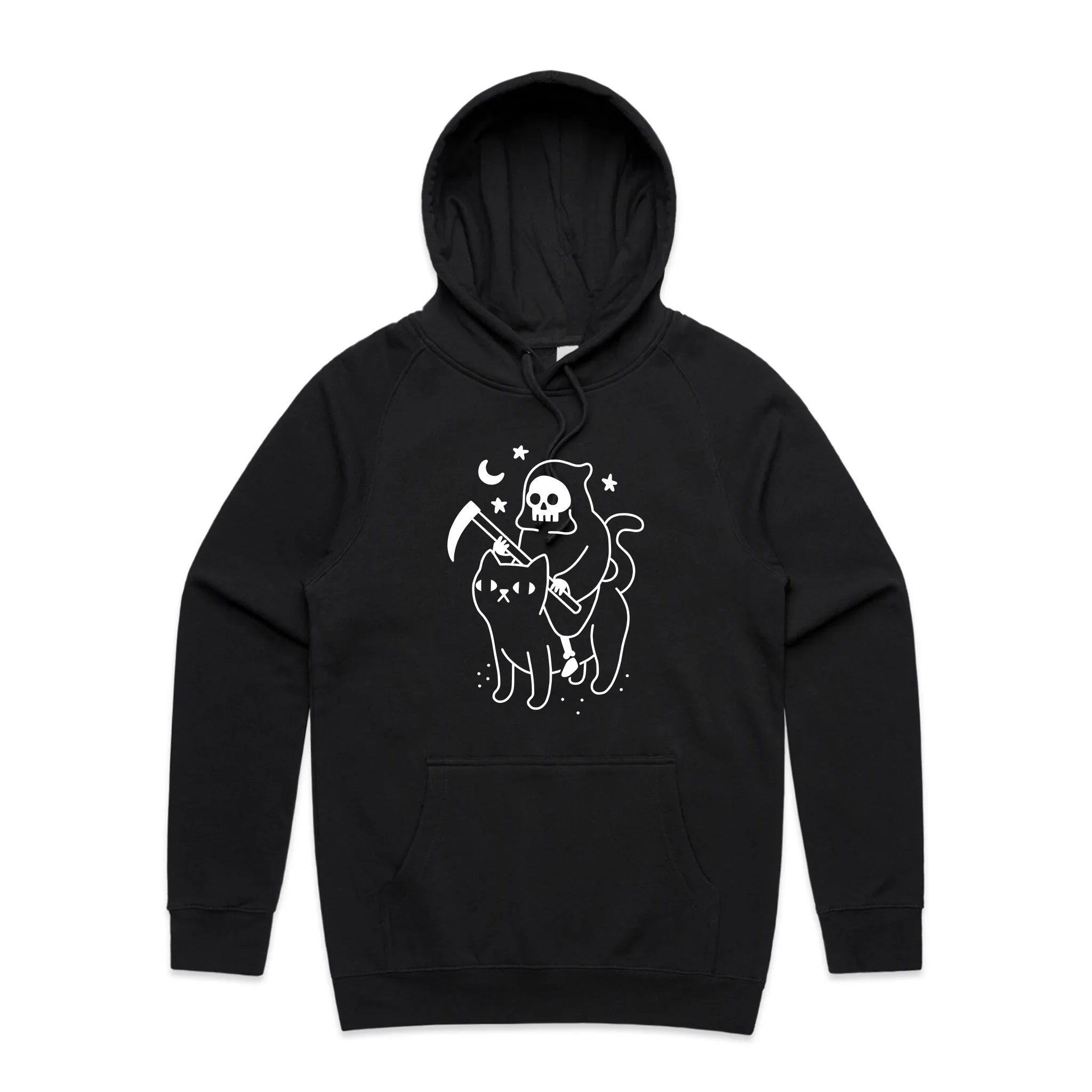 Death Rides A Cat Hoodie T-Shirts, Sweatshirt | CiraTrend.com (Image 1)