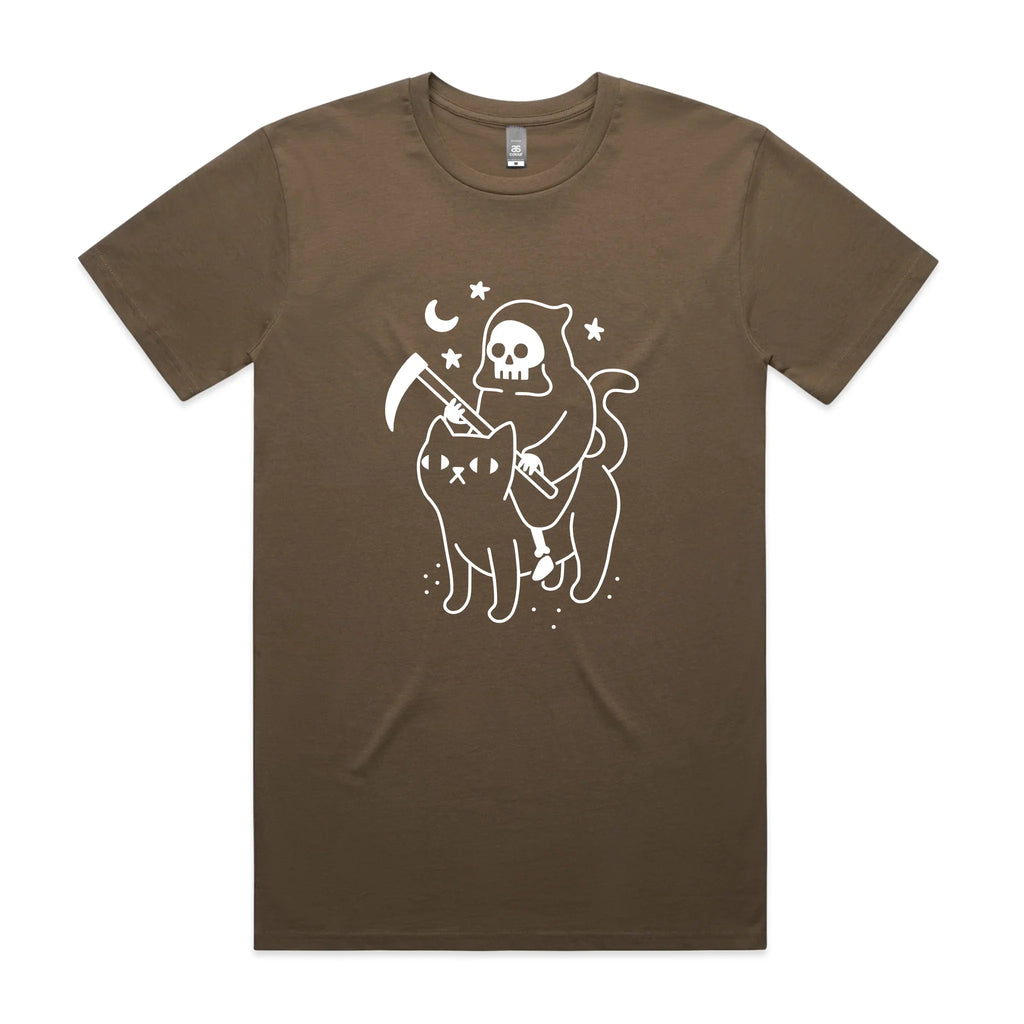 Death Rides A Cat Tee Hoodie, Sweatshirt | CiraTrend.com (Image 3)