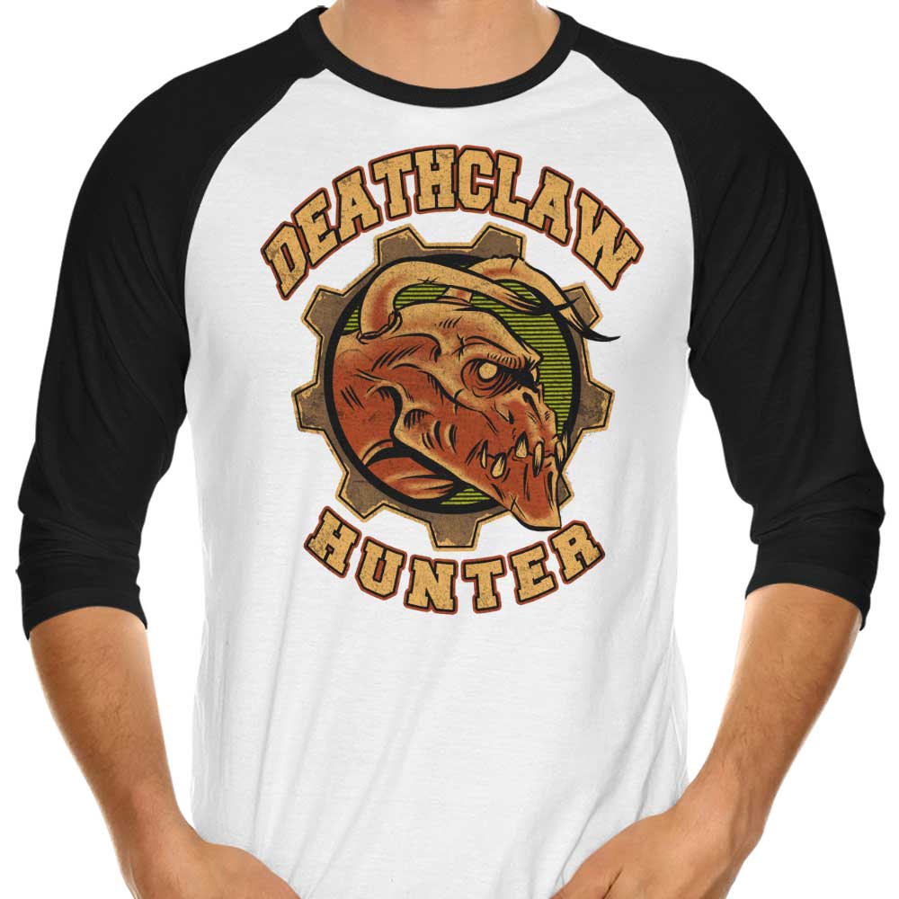 Deathclaw Hunter - 3/4 Sleeve Raglan T-Shirt Hoodie, Sweatshirt | CiraTrend.com (Image 1)