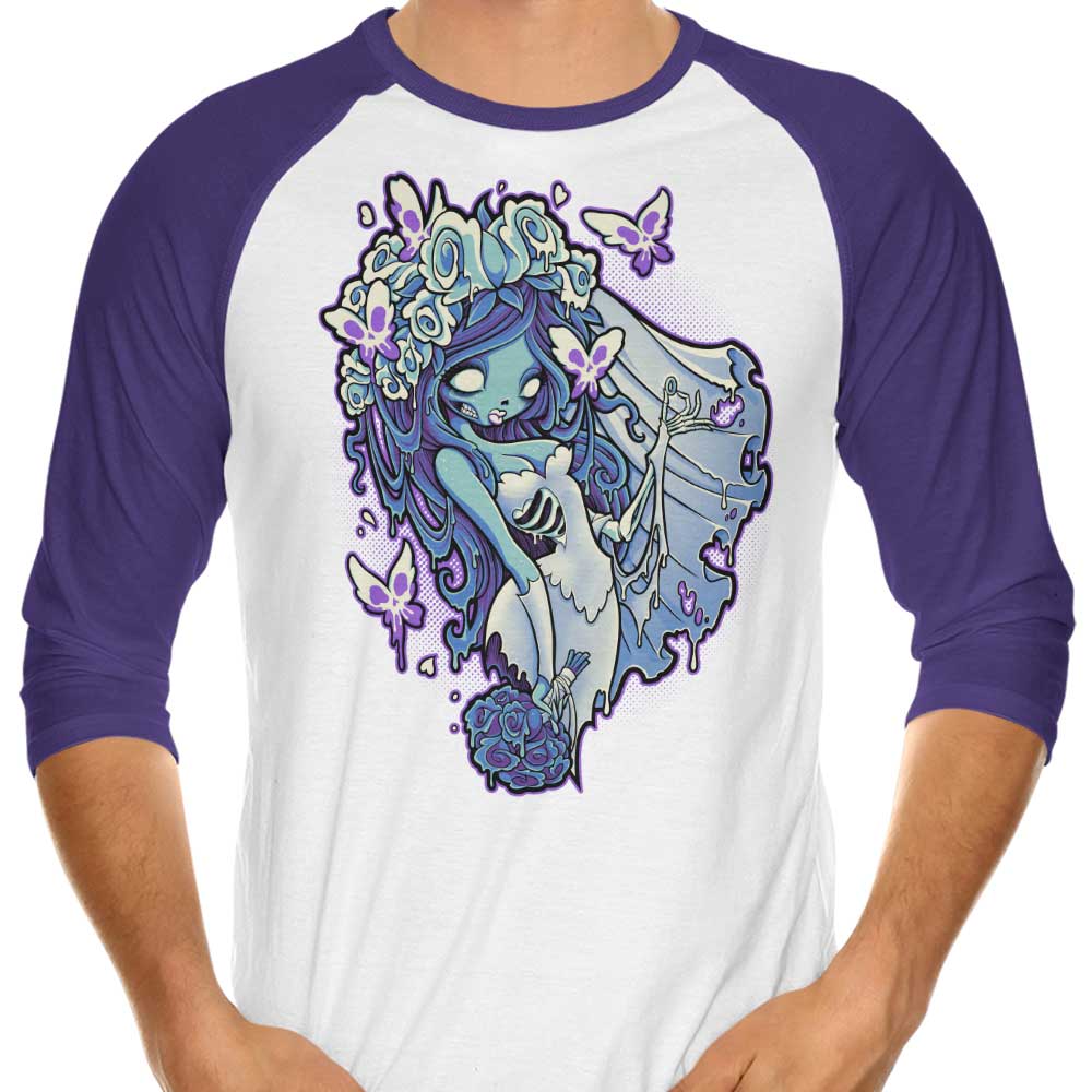 Decaying Dreams - 3/4 Sleeve Raglan T-Shirt Hoodie, Sweatshirt | CiraTrend.com (Image 3)