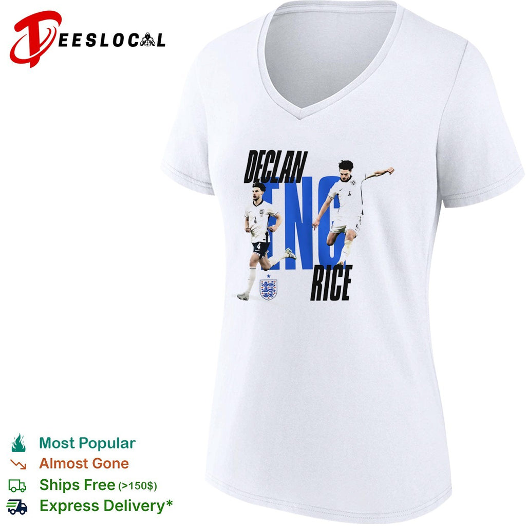 Declan Rice England national football team player action shirt