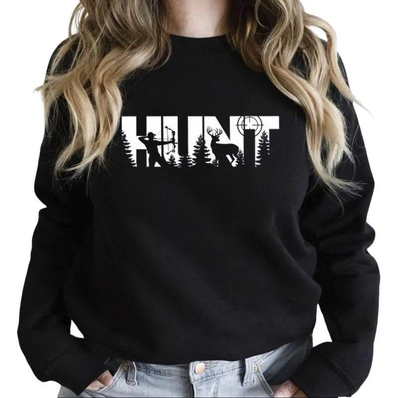 Deer Hunting with Arrow Hoodie, Hunting Lover Sweatshirt Hunter Man T-shirt Deer Hunter Unisex Retro | CiraTrend.com