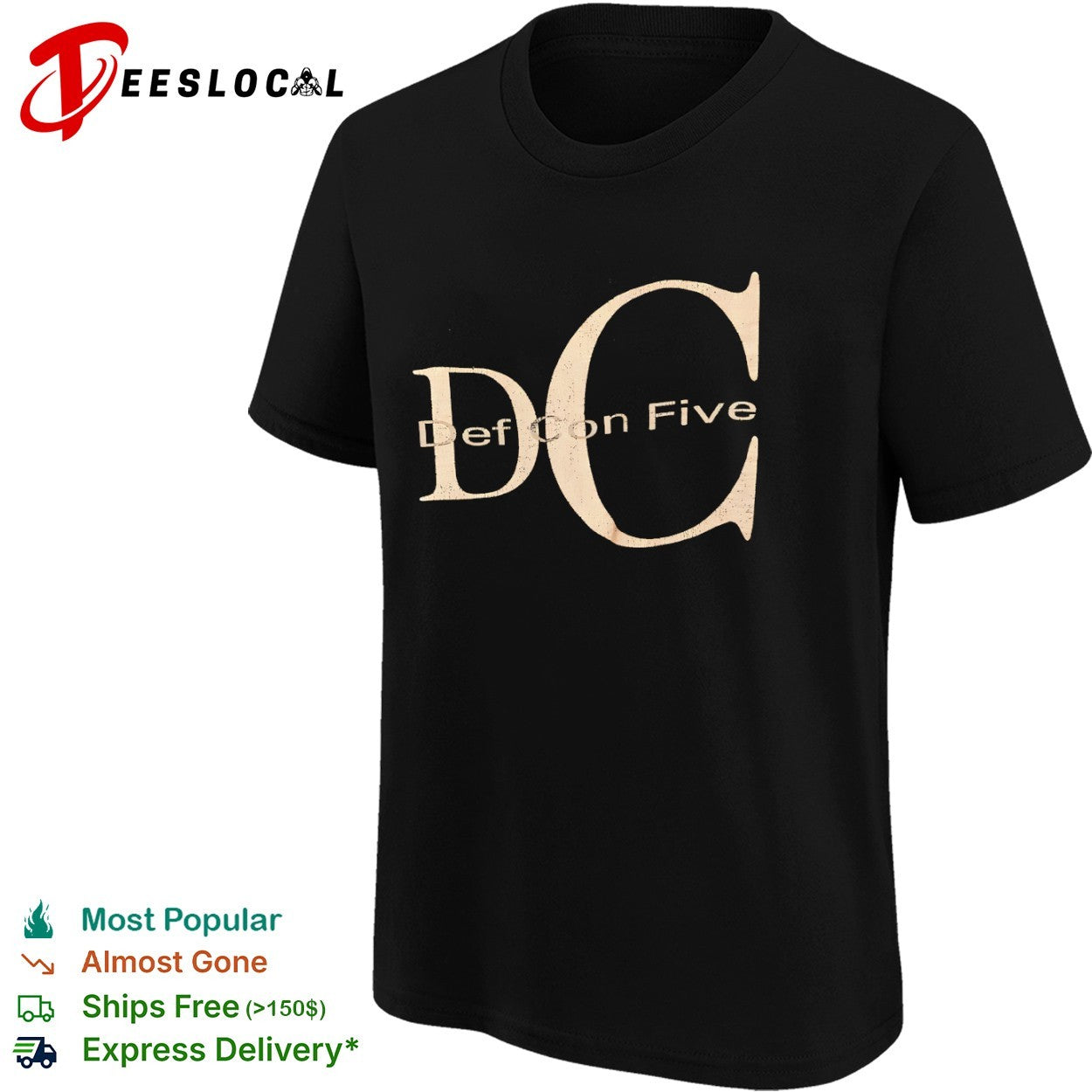Def Con Five DC logo shirt