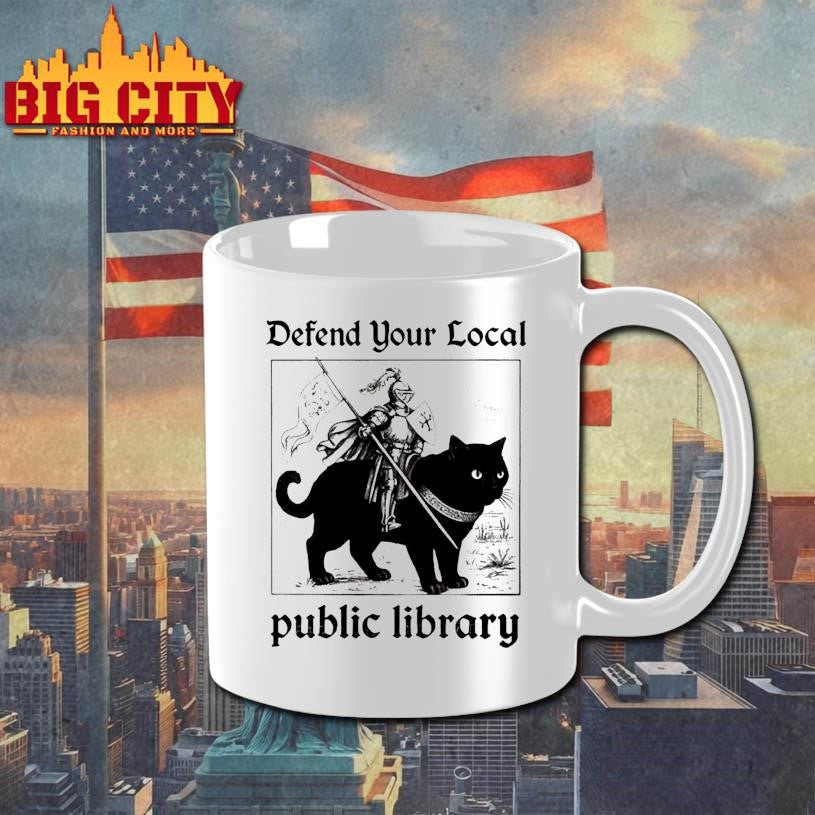 Defend Your Local Public Library Ugly Christmas Shirt