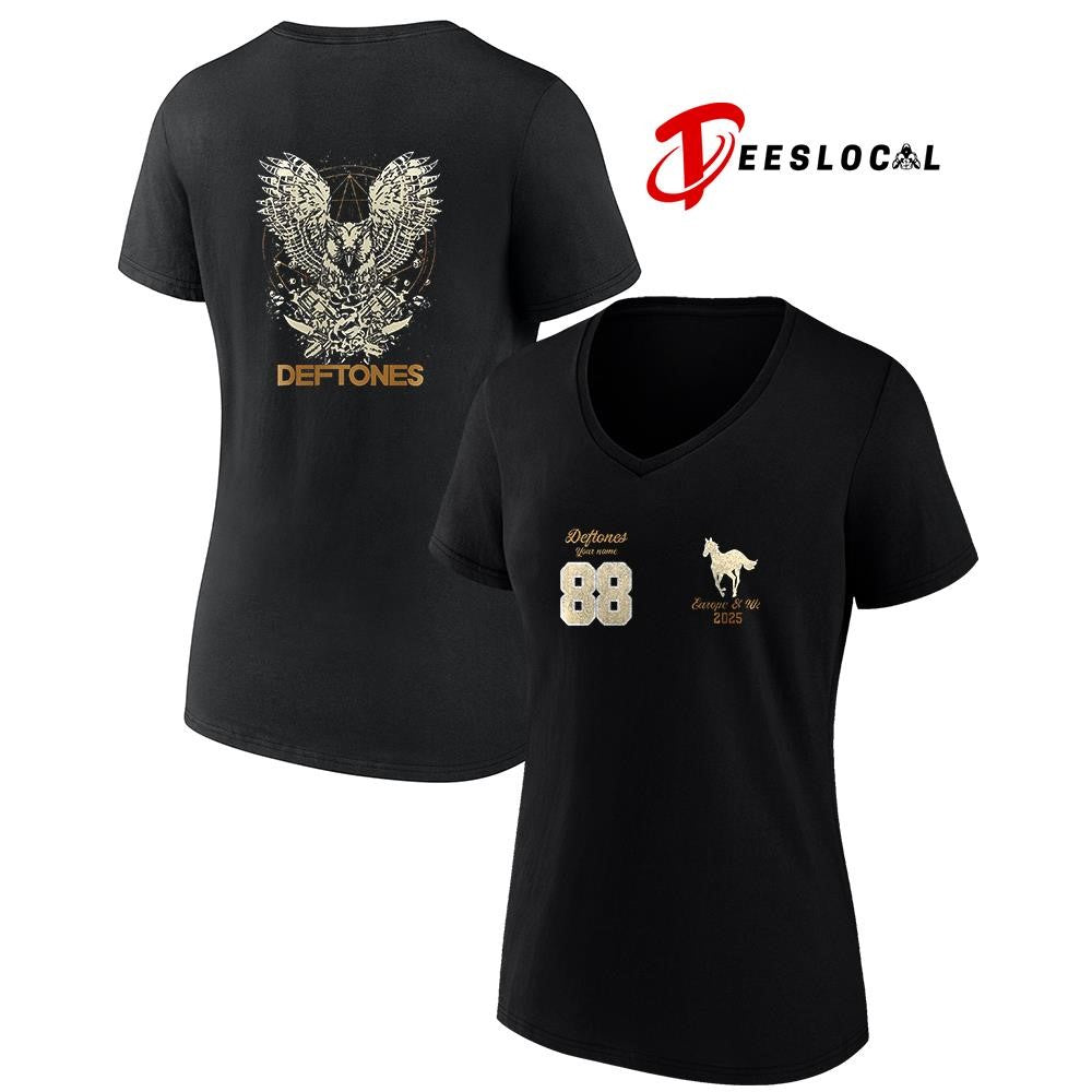 Deftone EU and UK tour 2026 owl shirt