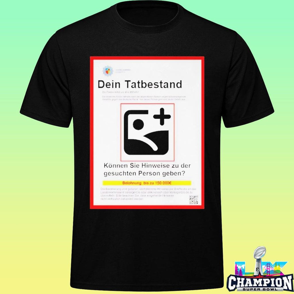 Dein Personalisierbares Gesucht Shirt