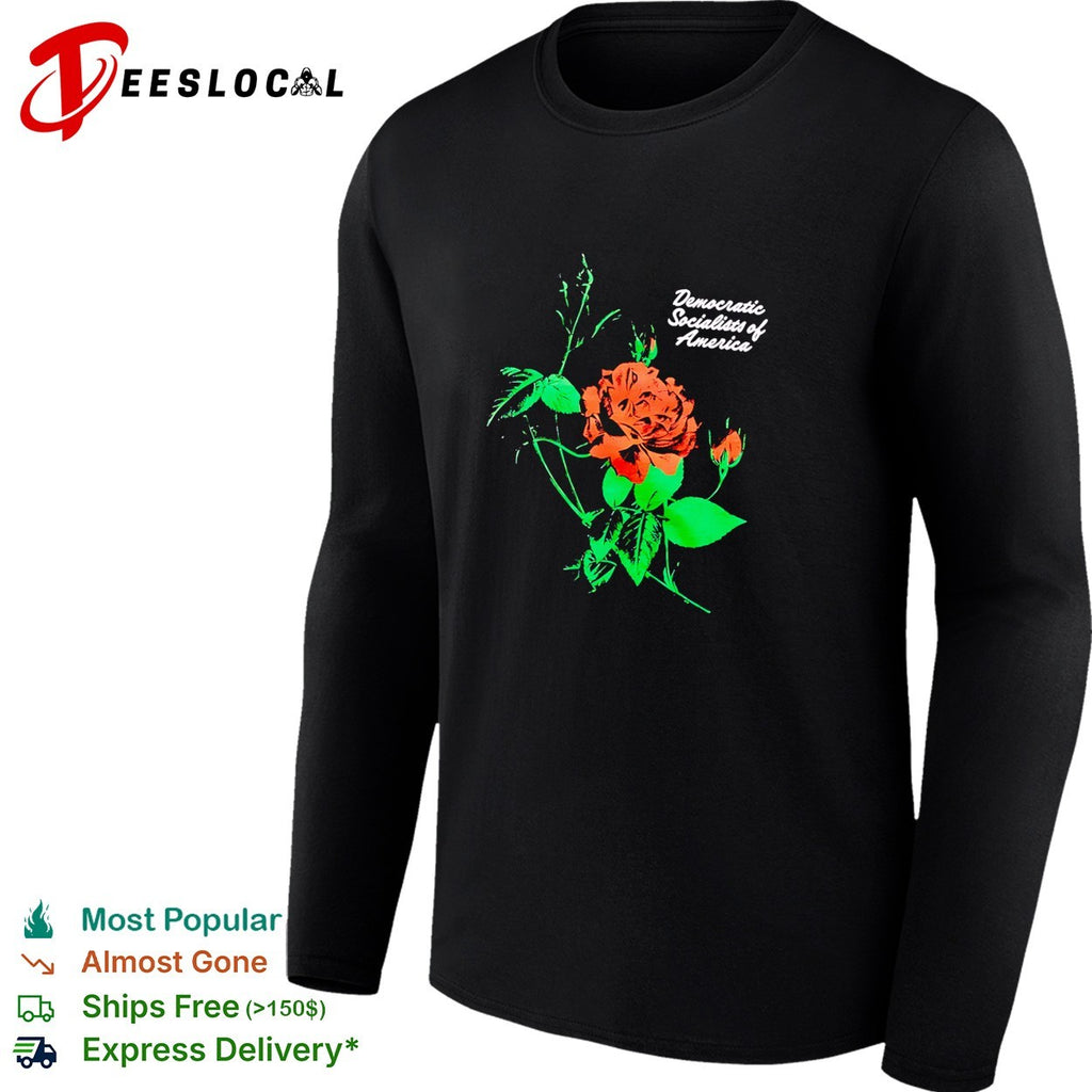 Democratic Socialists of America rose shirt