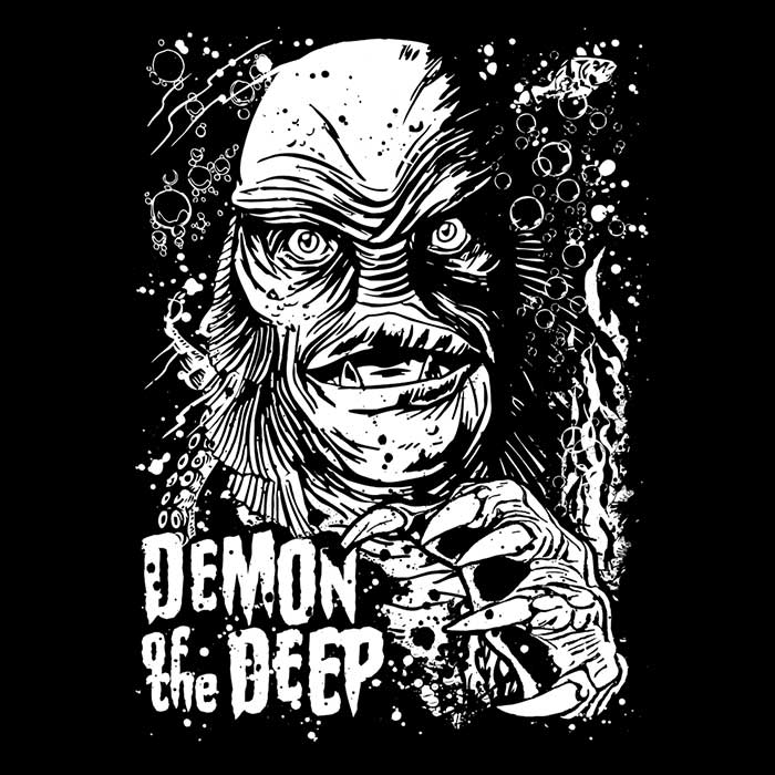 Demon of the Deep - Women's Apparel T-Shirts, Hoodie, Sweatshirt | CiraTrend.com (Image 2)