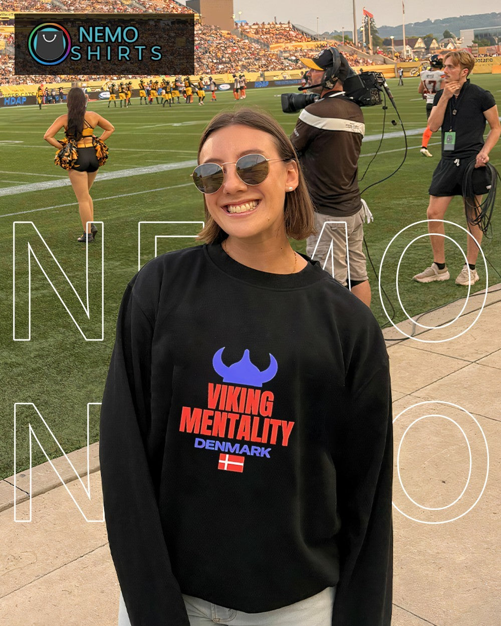 Denmark Viking Mentality graphic shirt