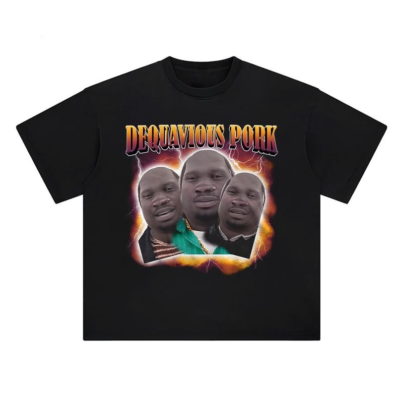 Dequavious Pork Funny Dank Memes T-shirt, Brainrot Shirt, John Pork Tee Hoodie, Sweatshirt | CiraTrend.com