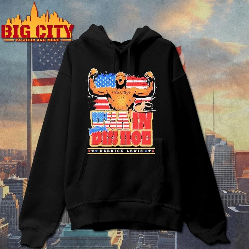 Derrick Lewis Usa In Dis Hoe Mma Shirt
