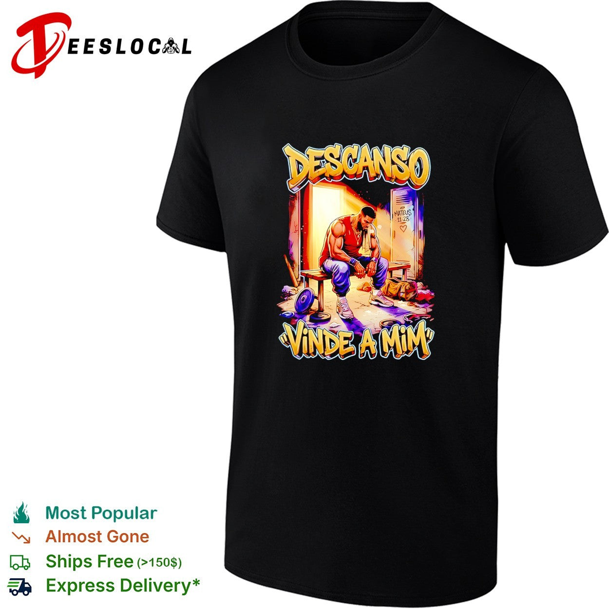 Descanso Vinde a Mim Mateus 11 28 Christian shirt