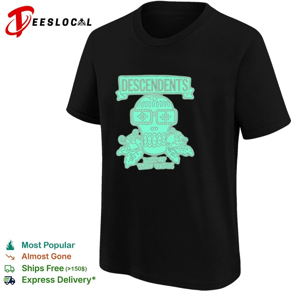 Descendents glow in the dark sugar skull day of the dead shirt