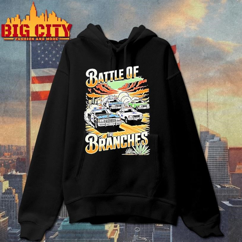 Desert Race Battle Of The Branches Police Car Vintage Shirt