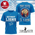 Detroit Lions Toby Keith American Icon Should’ve Been A Lion Two Sided Shirt