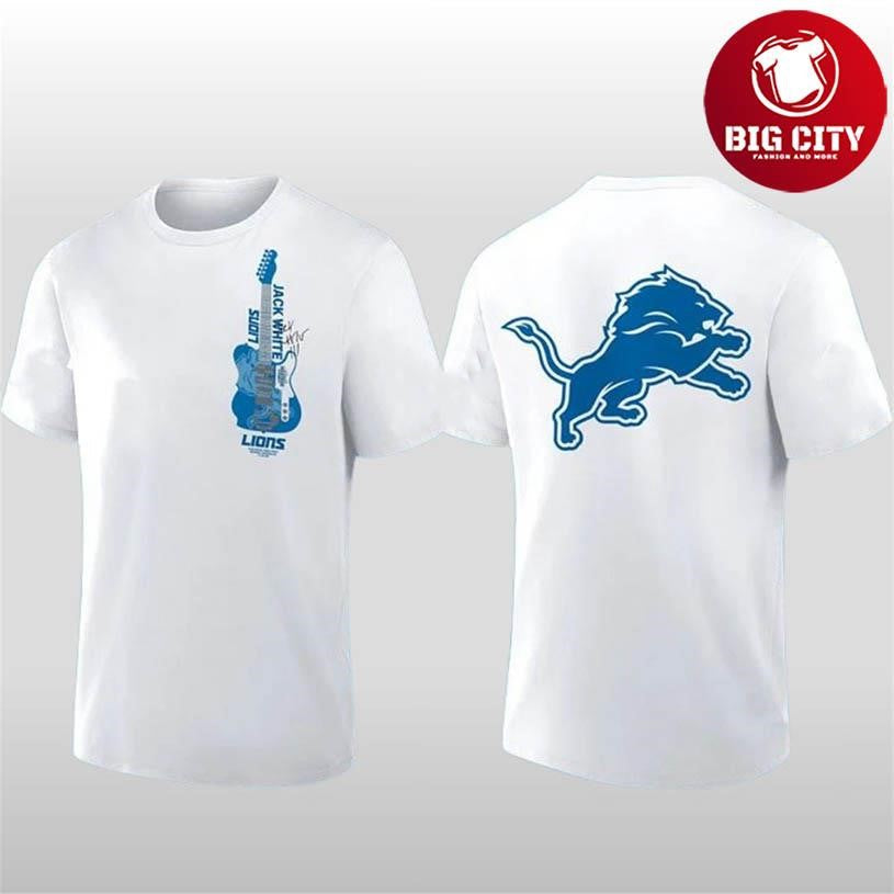 Detroit Lions x Jack White Thanksgiving Halftime Show Two Sided Shirt