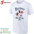 Detroit baseball player where the stars live shirt